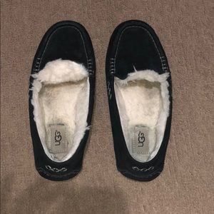 black ugg moccasins